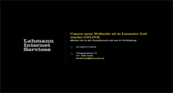 Desktop Screenshot of lehmann-is.ch